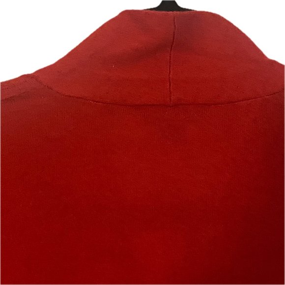 Brooks Brother Wm Sz S Cashmere Sweater Lightweight V-Neck Red Long Sleeve NEW - Picture 7 of 10